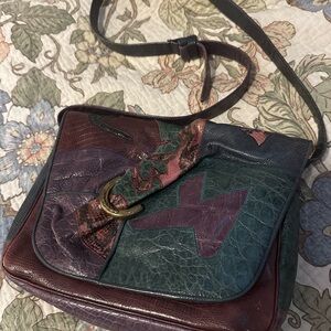 Sharif Multicolor Leather Crossbody Bag
